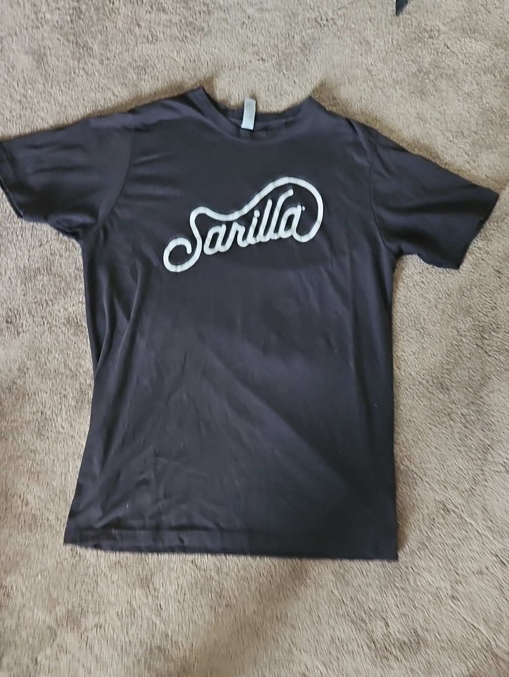 Black T-Shirt with Sarilla Logo